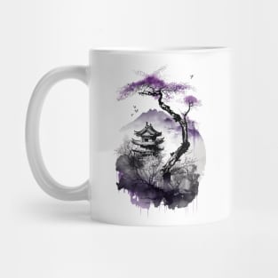 Feudal Japanese Scenery Mug